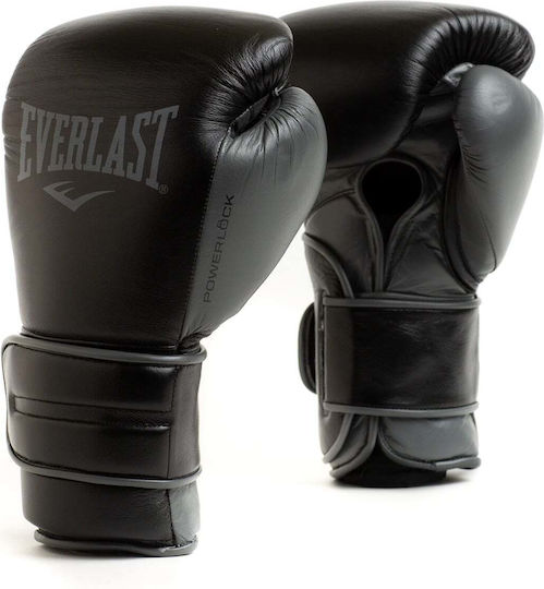 Everlast Powerlock 2 Pro Hook Mănuși de box pentru competiție negre