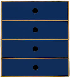 Metron Хартиен Бюро чекмедже 4 Позиции 27x35x31.5см
