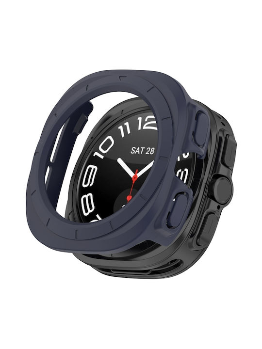 Carcasă de protecție parțială pentru ceas Samsung Galaxy Watch Ultra 47mm, Albastru Închis