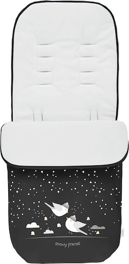 Kikka Boo Polar Stroller Footmuff Waterproof Snowy Friends With Fleece Lining 98x40cm