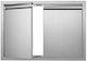 Vevor BBQ Door 762x532 mm Double Outdoor Kitchen Stainless Steel Built-in Handles Smabscjmys30m2gznv0