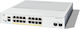 Cisco Catalyst 1300 Managed L2 / L3 PoE+ Switch with 16 Gigabit (1Gbps) Ethernet Ports and 2 SFP Ports