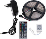 LED Strip 5m with Power Supply & Remote Control