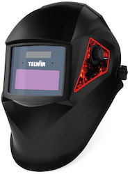 Telwin Tribe Elektronische Schweißmaske Mit Optischem Sichtfeld 90x35mm