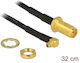 DeLock Antenna Καλώδιο RP-SMA Male - RP-SMA Male 0.3m (88936) 1τμχ