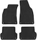Rubber Mats Geyer & Hosaja Audi A4 B6/B7 Sedan Wagon 2000-2008 Seat Exeo 2008-2013 4 Pieces Black 818/4c