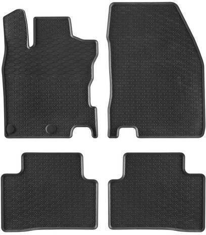 Λαστιχένια Πατάκια Geyer & Hosaja Nissan Qashqai J11 2014-2021 4 Τεμάχια Μαύρα 871/4c