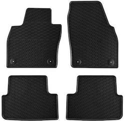 Гумени стелки Geyer & Hosaja Volkswagen Polo Seat Ibiza Seat Arona Crossover 2017+ Audi A1 Skoda Fabia Volkswagen T-cross 2018+ Taigo 2020+ 4 части черни 889/4c