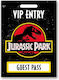 Jurassic Park Guest Pass Magnet 6.3x8.9cm