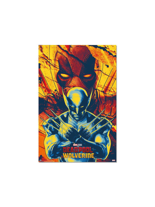 Grupo Erik Αφίσα Deadpool & Wolverine - Retro 61x91cm