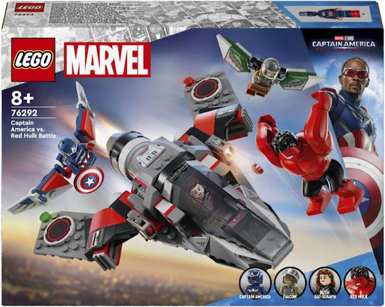 LEGO Marvel Captain America Vs Red Hulk Battle for 8+ Years 223 Pieces