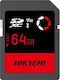 Hiksemi microSDXC 64GB Geschwindigkeitsklasse 10 UHS-I 180MB/s
