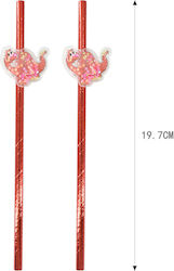 Paper Party Straws 19.7cm 4pcs 37106 Tpster