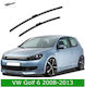 Front Wiper Blade Set Vw Golf 6 2008-2013 600mm 475mm Bosch Aerotwin 3398000070 24" & 19" 2 Pieces