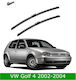 Front Wiper Blade Set Vw Golf 4 2002-2004 530mm 475mm Bosch Aerotwin 3398000069 21" & 19" 2 Pieces
