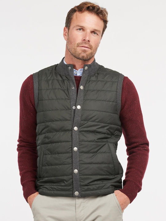 Barbour Sleeveless Jacket Puffer Charcoal