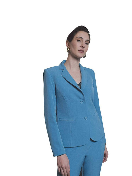Chrisper Damen Krepp Mittellang Blazer SIEF