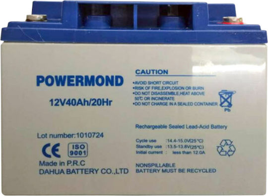 Dahua Μπαταρία UPS με Χωρητικότητα 40Ah και Τάση 12V 1010724 1τμχ