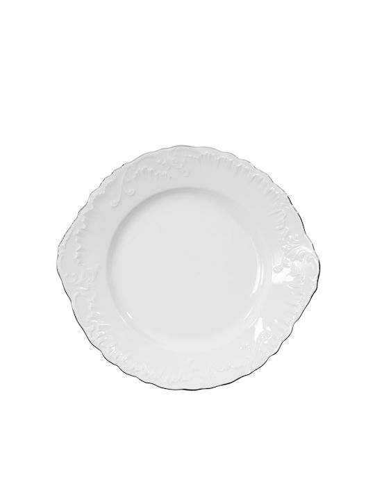 Cmielow Serving Platter made of Porcelain White with Diameter 29cm