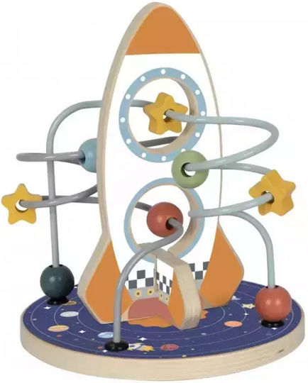 Tooky Toys Maze Rocket made of Wood for 24++ Months