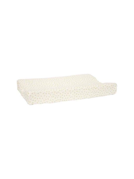 Little Dutch Changing Pad Cover Blueberry Leaves made of Fabric Blueberry