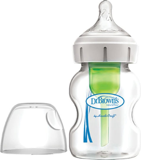 Dr. Brown's Glas Babyflasche Gegen Koliken Mit Silikon Saugflasche Für 0+ Monate 150ml