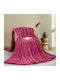 Adam Home (400) Κουβέρτα Fleece Υπέρδιπλη 220x240εκ. Φούξια