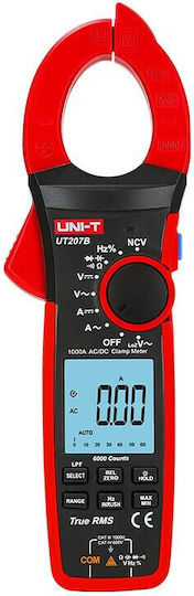 Uni-T Αμπεροτσιμπίδα Ψηφιακή 1000A AC UT207B True RMS