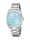 Festina Classic Ανδρικό Ρολόι Μπαταρίας με Ασημί Μεταλλικό Μπρασελέ