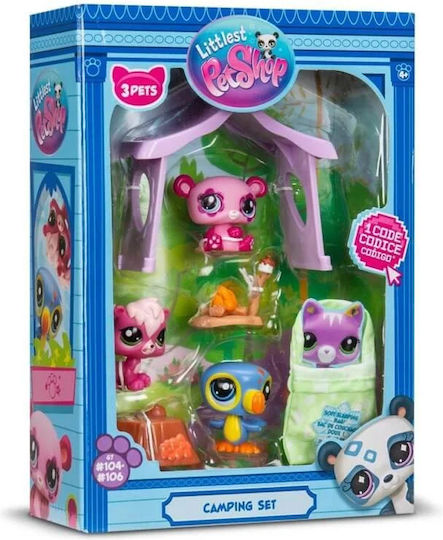 Littlest Pet Shop Spielset Camping Lps 3 Tiere – Basic Fun #00574