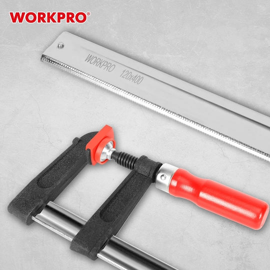 WorkPro WP232028 Klemme Typ "F" mit maximaler Öffnung von 400mm mm