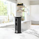 Vichema Pop-up Smart Rise Socket Built-in Countertops Furniture Office Smart Charging From Tempered Glass Aluminum Alloy 1x Bluetooth Speaker Tower Eu Socket Usb-c