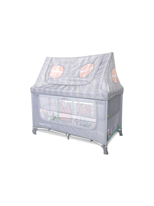Lorelli Playpen 2 Levels with Mattress Gray 70x127cm