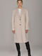 Women's Vanilla Coat with Buttons