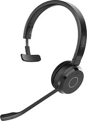 Jabra Evolve 65 TE Link 390a UC Mono Wireless On Ear Multimedia Headphone with Microphone Bluetooth