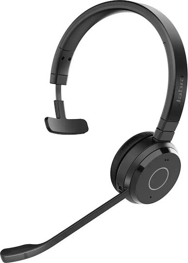 Jabra Evolve 65 TE Link 390a UC Mono Ασύρματα On Ear Multimedia Ακουστικά με μικρόφωνο και σύνδεση Bluetooth