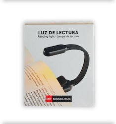 Miquelrius Φωτάκι Βιβλίου LED με Κλιπ Μαύρο