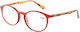MONDE Ochelari de citit +1.75 în culoarea Roșu C21053RED175.