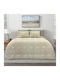 Lino Home Siroco Κουβερλί Μονό Βαμβακερό Μπεζ 160x240cm