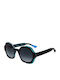 Urban Owl Women's Sunglasses with Brown Tartaruga Plastic Frame and Black Gradient Lens Oceana-C4
