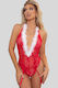 Siya Miting Sexy Bodysuit Rot