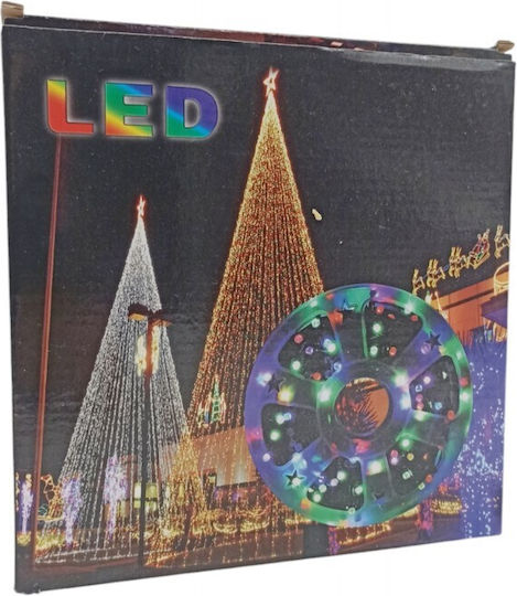 Λαμπάκια LED 50μ. Πολύχρωμα σε Σειρά