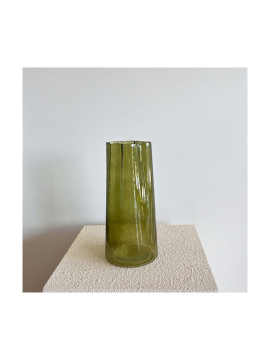 Decorative Vase Frosine Green