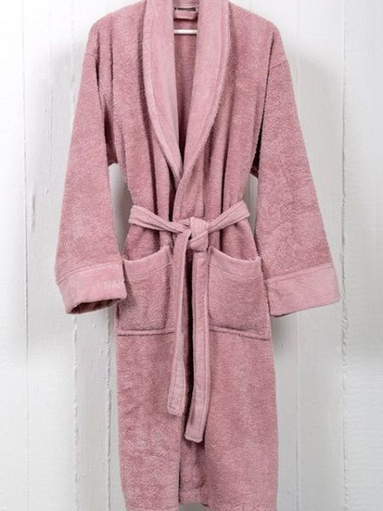 Viokarpet Bademantel mit Kragen Lilac