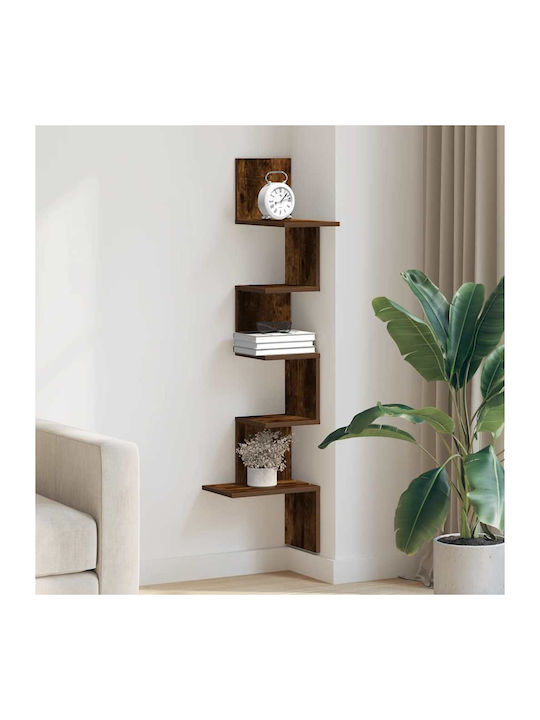 Eckregal Wand Braune 32x32x127,5cm