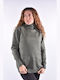 Women's Sweater Turtleneck Khaki