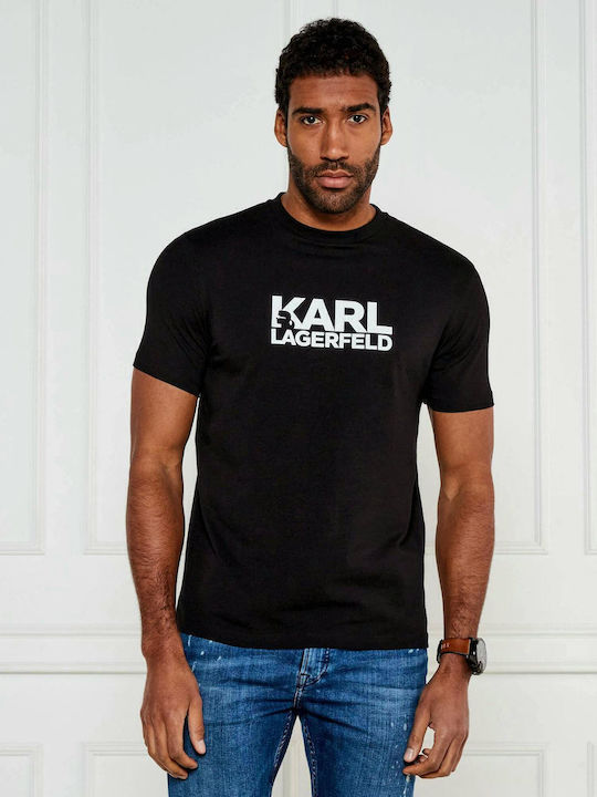 Karl Lagerfeld Tricou Black/Silver