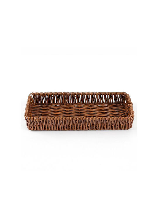 Basket Bread Box made of Rattan 27x12cm