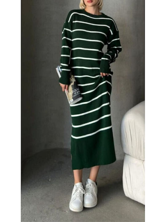 Della Moda Рокля За Всеки Ден Зелена