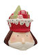 Nutcracker Present Ceramic Christmas Cookie Jar 22cm